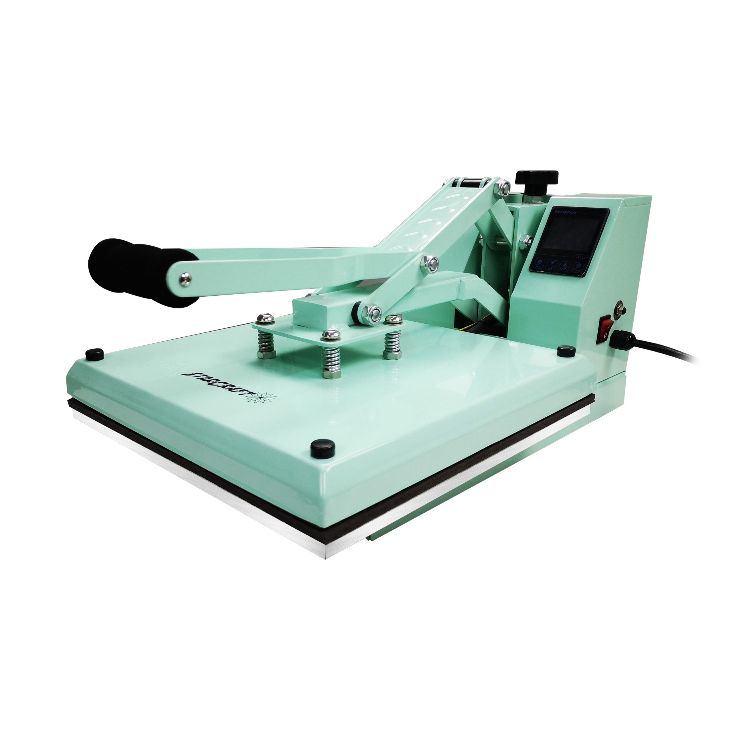 StarCraft 15" x 15" Clam Shell Heat Press - Mint - Currently Out of Stock. ETA End of Feb.