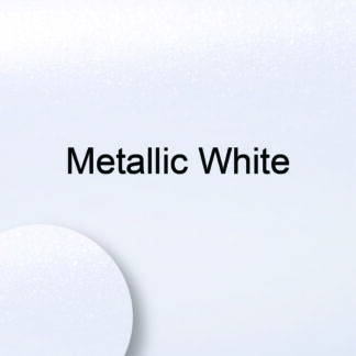 12" x 10 Yard Roll - StarCraft HD Glossy Permanent Vinyl - Metallic White
