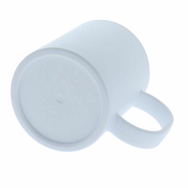 White Matte Polymer Sublimation Mug - 11oz. 12 Pk - Image 3