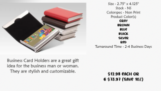 Business Card Holder